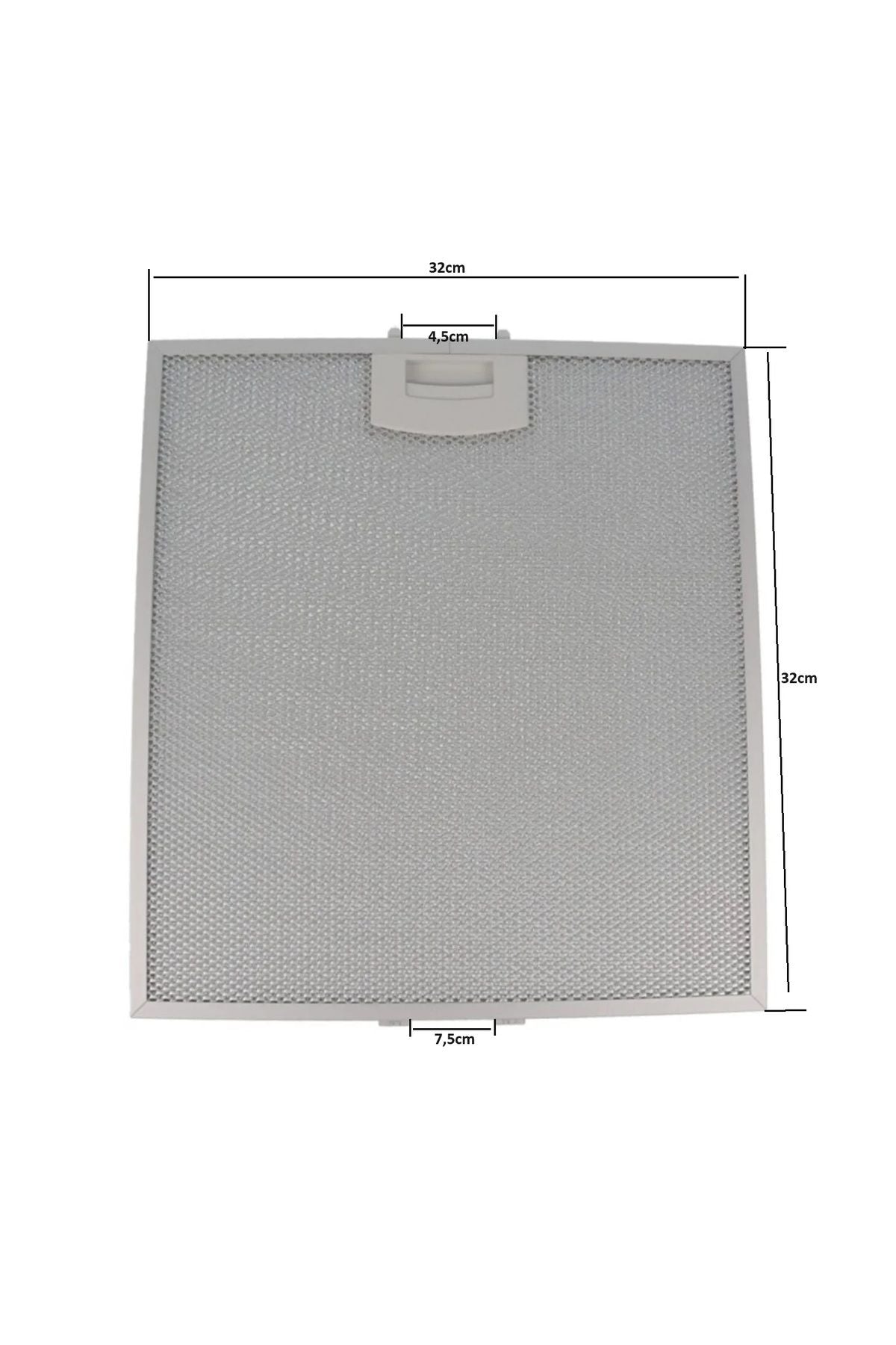 00771329 Davlumbaz Aspiratör Filtresi 320 x 320 mm Arçelik, Beko, Bosch, Siemens