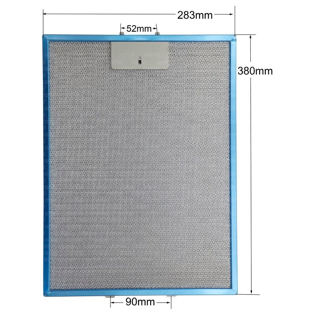 dhu626mgb Davlumbaz Aspiratör Filtresi 283×380 mm Bosch, Siemens, Ikea 28.3×38 cm YT142.1172.09 00422872