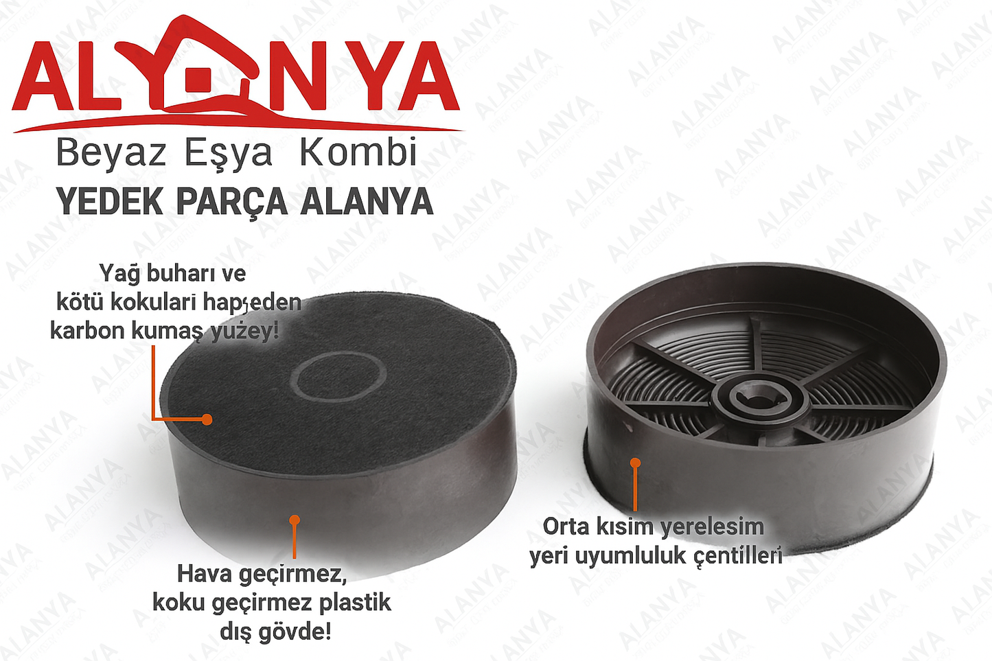 Arçelik Beko Altus Leisure Uyumlu Davlumbaz Karbon Filtre Seti - 9197065088, 9197063656, 11033982, 8851491100, PDLY181TI