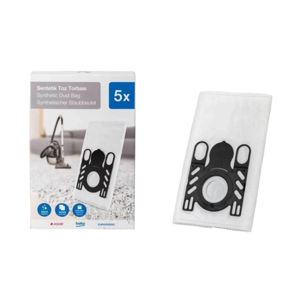 Arçelik S 4935 Tornado Eco Süpürge Toz Torbası 5 Li Paket