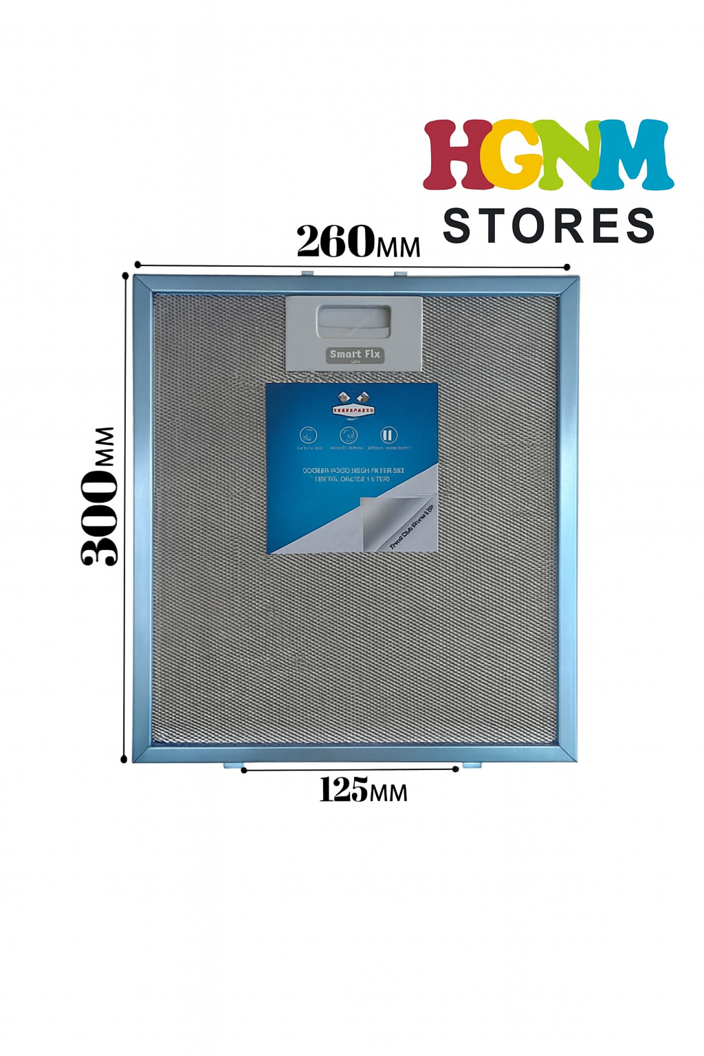 300x260 mm Davlumbaz Yağ Filtresi – 30x26 CM Uyumlu Metal Filtre