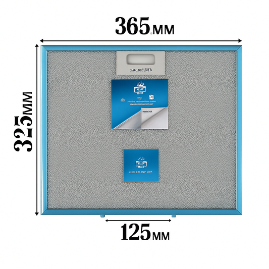 Ferre Uyumlu Davlumbaz Yağ Filtresi 365x325mm Orta Ara 125mm
