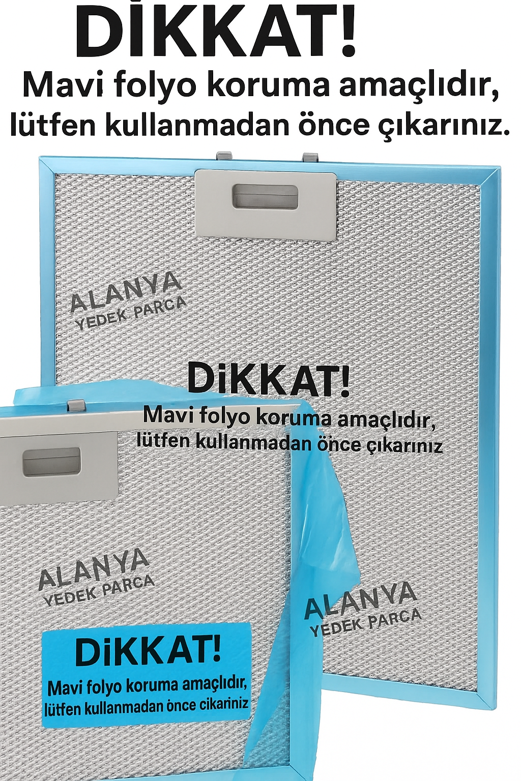 Simfer Uyumlu Davlumbaz Filtresi 26x30 cm Yağ Filtresi Aspiratör Parçası 260x301