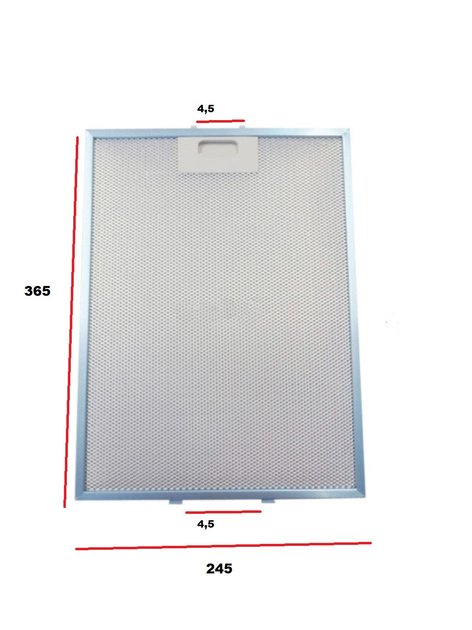 Filtre 245x365 mm Davlumbaz Filtresi R3 | Yüksek Performanslı Yağ ve Koku Filtresi