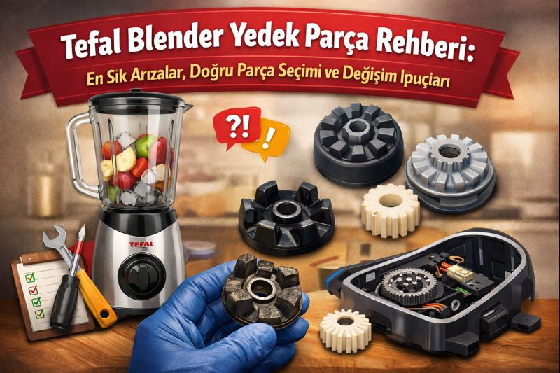 Tefal Blender Yedek Parça Rehberi: En Sık Arızalar, Doğru Parça Seçimi ve Değişim İpuçları