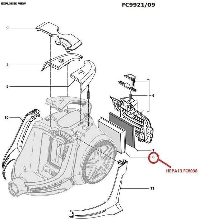 Electrolux Elektrik Süpürgesi Hepa Filtresi