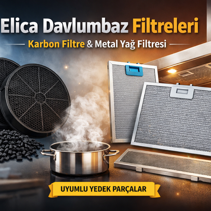 Collection image for: Elica Davlumbaz Filtresi Modelleri, Karbon Filtre ve Metal Yağ Filtresi Çeşitleri – Ölçüye Göre Uyumlu Elica Aspiratör Yedek Parçaları