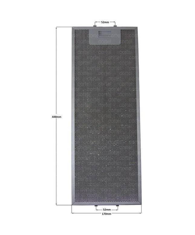 Bosch Siemens 00271069 Davlumbaz Metal Yağ Filtresi – 448 x 170 mm 271069, 448X170, 00271069 448X170