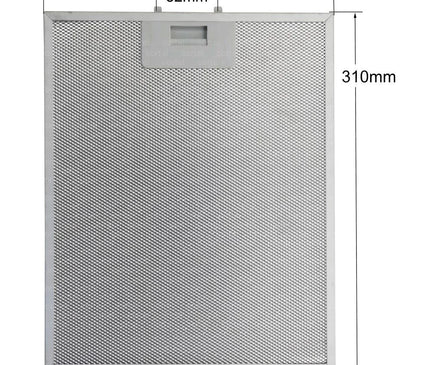 Filtro METÁLICO Campana Extractor BALAY 3BD764X, LC48955/01, 2MEB60 31X25 C.O. 353110