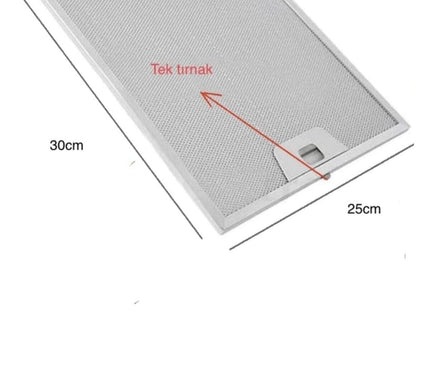 Filtre à graisse 300x250mm pour hotte aspirante 50248271004 482000027080 00431222 C0059594 196037373