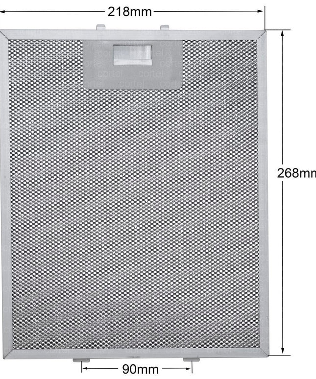 00449421, 00704113 Davlumbaz Filtresi 268×218 mm Bosch, Neff Davlumbaz Yağ Filtresi Aspiratör Filtresi Mutfak Davlumbaz 26.8×21.8 cm
