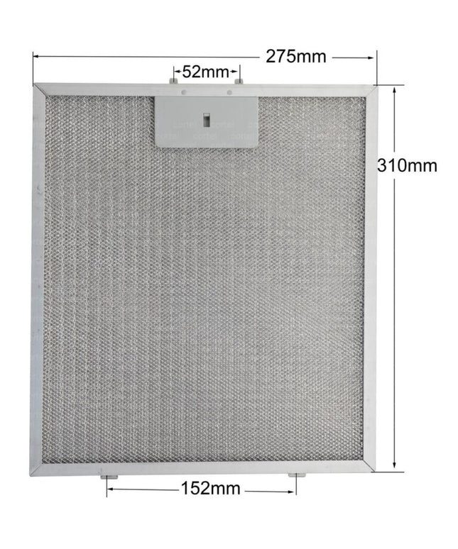 00671155 - Davlumbaz Metal Yağ Filtresi - 310x275 mm Bosch, Constructa, Gaggenau, Neff