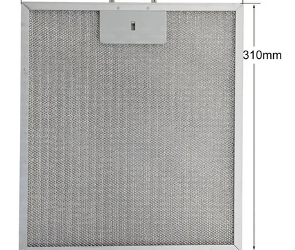 00671155 - Davlumbaz Metal Yağ Filtresi - 310x275 mm (Bosch, Constructa, Gaggenau, Neff için)