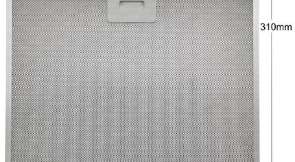 00671276, 671276 – Davlumbaz Filtresi, Metal Yağ Filtresi – 425×310 mm Balay, Bosch, Neff, Pitsos, Siemens