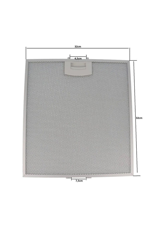 00771329 Davlumbaz Aspiratör Filtresi 320 x 320 mm Arçelik, Beko, Bosch, Siemens