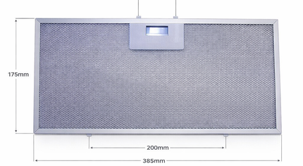 00778439 Bosch – Siemens – Neff – Balay Uyumlu Davlumbaz Yağ Filtresi | 175x385 mm | Tırnak Arası 4.5–19 cm
