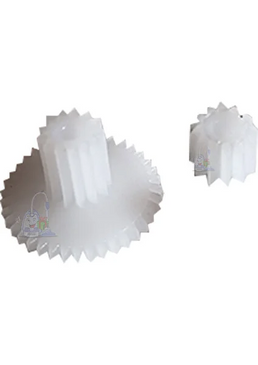 Philips Satinelle 4822 Epilator Dual Shaft Gear Set - Compatible Spare Part