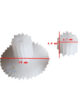 Philips Satinelle 4822 Epilator Dual Shaft Gear Set - Compatible Spare Part