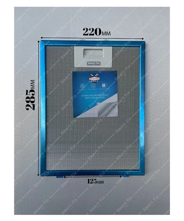 22×28,5 Cm Davlumbaz Yağ Filtresi Aspiratör 220x285mm Simfer