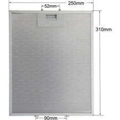 00353110 Фильтр аспиратора капота 250x310 Bosch DKE925B, DWW061461, DWW06142 Аспиратор B11 