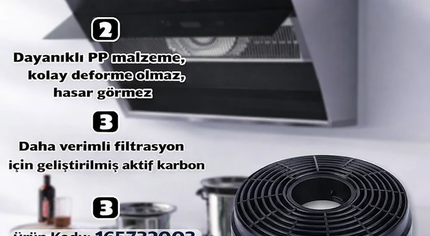 165732003 Угольный фильтр аспиратора капота Beko-Arçelik 7704331106