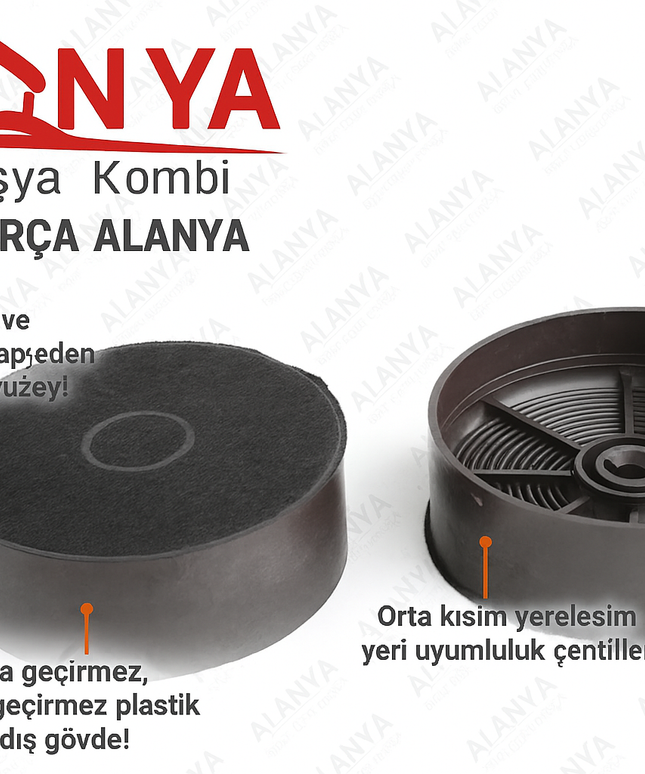 9197063656, 11033982 Davlumbaz Karbon Filtre Kiti 9197065088 Uyumlu – Arçelik: P170B, P171TI, P171TG, P171TS, P171TB