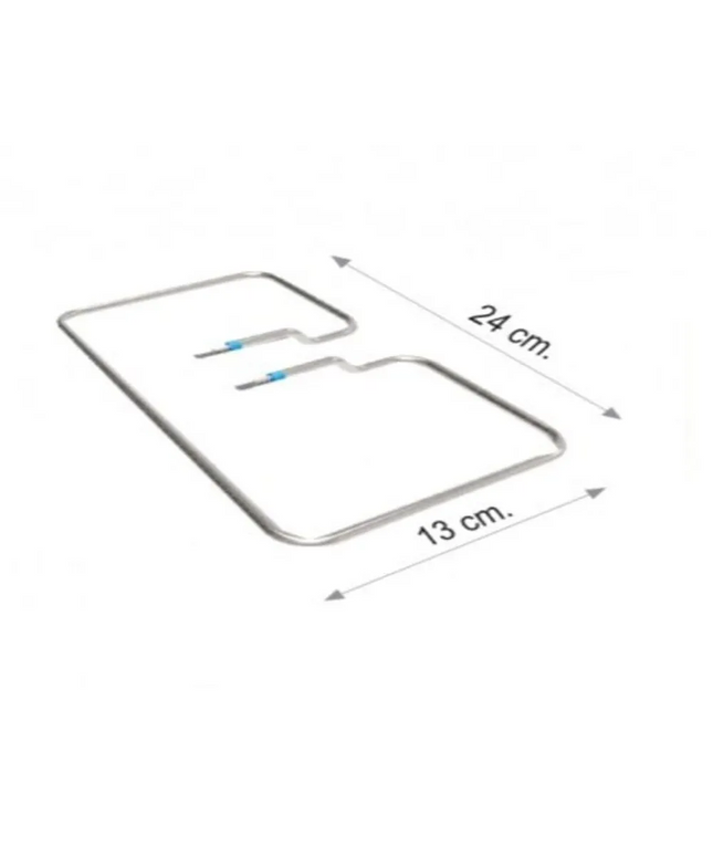 Нагревательный элемент ТЭН 13×24 см для тостера Tefal 220V 850W, трубка Cr-Ni Ø6.5 мм