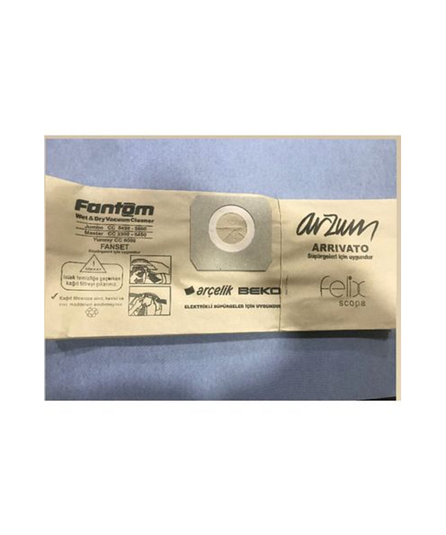 فانتوم جاف ورطب - 3 في 1 أكياس غبار مكونة من 10 عبوات