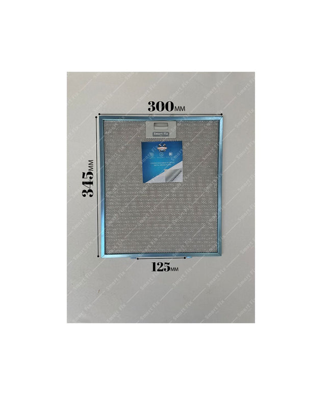 345x300 mm Arçelik 9197061918 - LEISURE Uyumlu Davlumbaz Aspiratör Yağ Filtresi | 34,5x30 cm