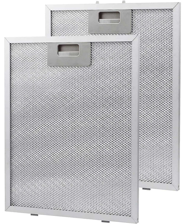 2 упаковки, 12,6x10,2 дюйма, фильтр для вытяжки, металлический фильтр для смазки, подходит для многих марок вытяжек 26x32, экстрактор