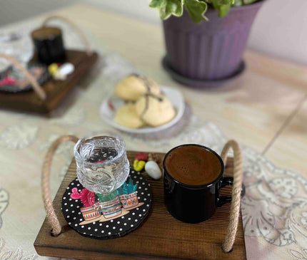 Decorative Tray for Coffee Table - Set of 2