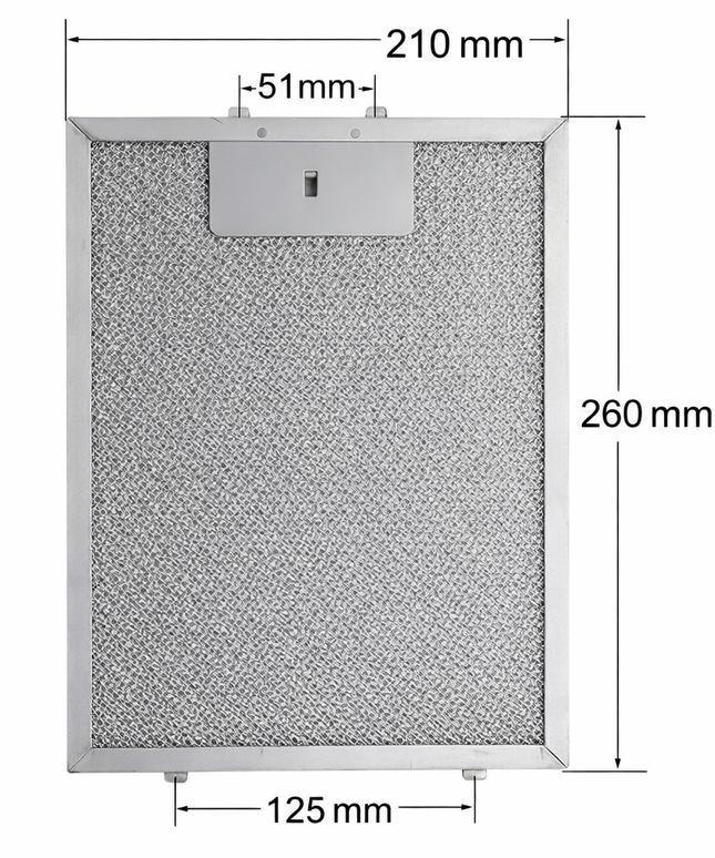 210x260 mm Davlumbaz Filtresi Yağ Filtresi Aspiratör Filtresi 21x26 cm Davlumbaz Aspiratör Kaset Süzgeç Filtre Teli