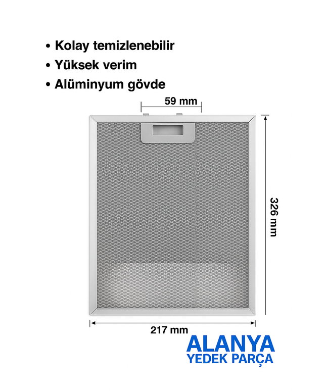 217x326 Davlumbaz Aspiratör Filtresi (218x325-215x325)