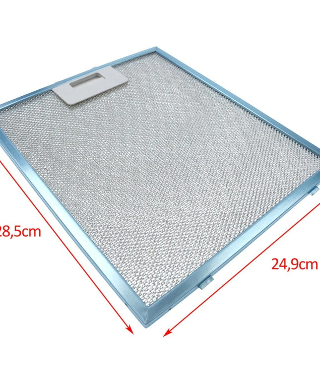 24,9×28.5 CM 24,9 x 28.5 Davlumbaz Yağ Filtresi Aspiratör Ocak Yağ Filtresi Mutfak Aspiratörü Havalandırma Alüminyum 249×285 mm Birçok marka ile uyumlu