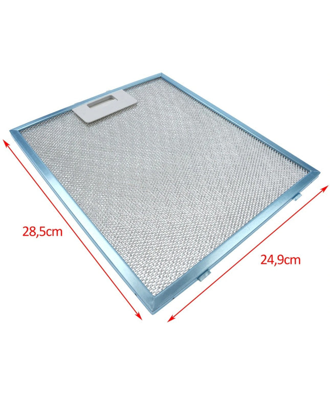 24,9×28.5 CM 24,9 x 28.5 Davlumbaz Yağ Filtresi Aspiratör Ocak Yağ Filtresi Mutfak Aspiratörü Havalandırma Alüminyum 249×285 mm Birçok marka ile uyumlu