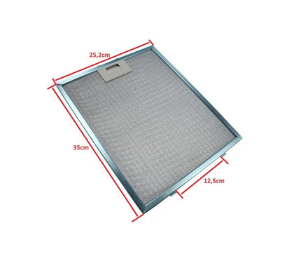 25×35 cm Davlumbaz Yağ Filtresi 250x350mm Aspiratör
