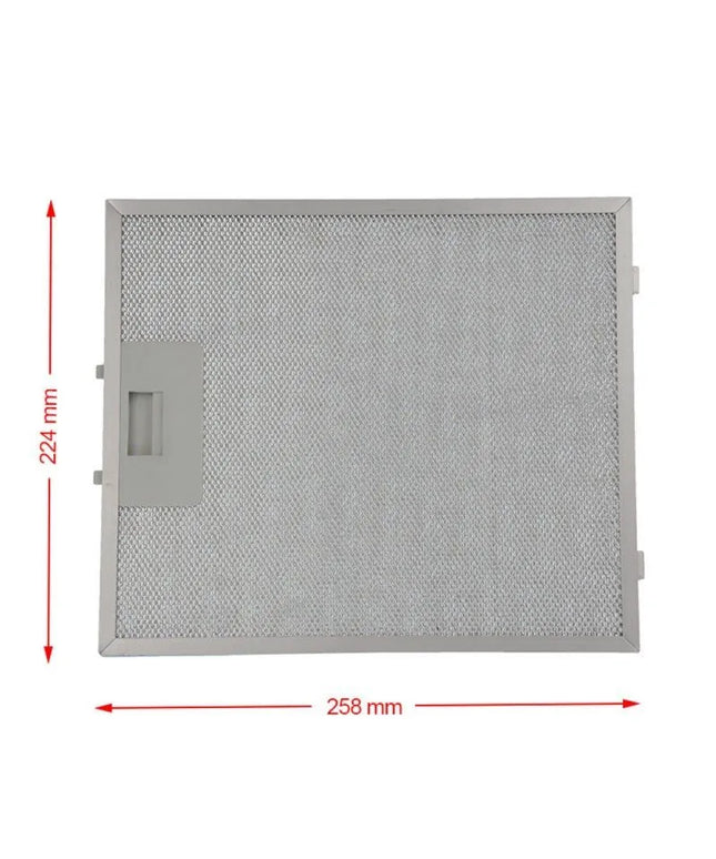 Фильтр для вытяжки 258x224 мм металлический жироулавливающий универсальный