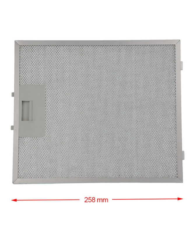 258x224 mm Davlumbaz Yağ Filtresi Aspiratör Metal Filtre Üniversal Alüminyum Mutfak Yağ Tutucu Yedek Parça
