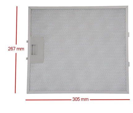 305x267mm Davlumbaz Aspiratör Filtresi AEG Electrolux 405525042-9 4055250429 Elica C1