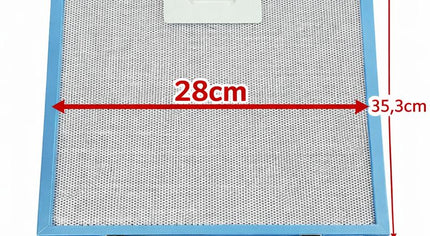 280x350 mm Alüminyum Davlumbaz Yağ Filtresi – Aspiratör Parçası 28x35, 35x28 A7