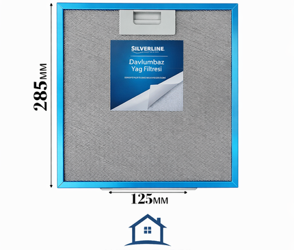 285 x 250 mm Davlumbaz Aspiratör Filtresi 28.5 x 25 B10