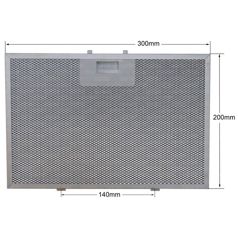  300 x 200 mm for Beko 9197060212 Davlumbaz Aspiratör Filtresi Metal yağ Filtresi 30x20 cm