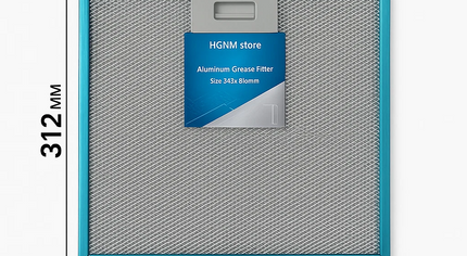 31.2 x 34 cm Aspiratör Davlumbaz Filtresi 340 x 312 mm Davlumbaz Yağ Filtresi Mutfak Aspiratörü Havalandırma Alüminyum Aspiratör 34 x 31,2 cm