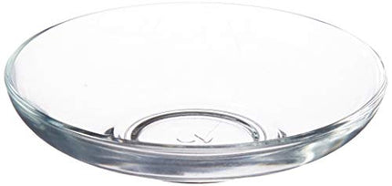 Pasabahce Turkish Glass Saucers Tea Plates, 6 Count