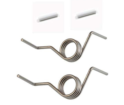 Refrigerator French Door Spring and White Sleeves Compatible with Samsung AP4577072 DA81-01345B DA61-07471A 2043373 DA81-01345A PS4163672 B006E7VTSK