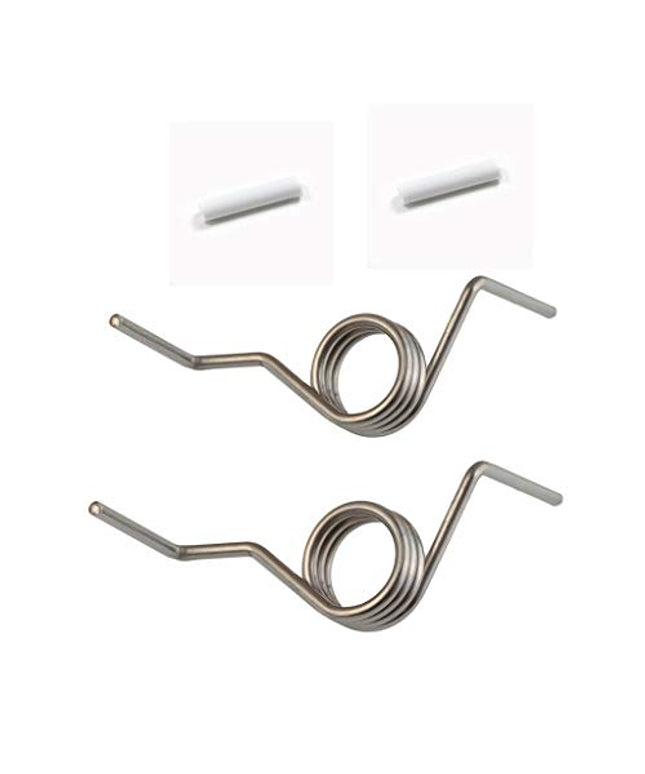 Refrigerator French Door Spring and White Sleeves Compatible with Samsung AP4577072 DA81-01345B DA61-07471A 2043373 DA81-01345A PS4163672 B006E7VTSK