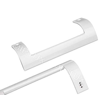 4321270300 Refrigerator Door Handle COMPATIBLE with Beko, Savoid and Smeg (Set of 2) White. Replacement Code compatible: 