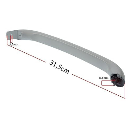 Fridge & Freezer Single Hole Door Handle 31,5 Cm, Compatible for Bosch GSD32.. KSR39.. KSV36..- - 00672516