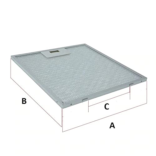 00703451 Bosch Siemens 265x359 mm Davlumbaz Aspiratör Filtresi Metal Yağ Filtresi