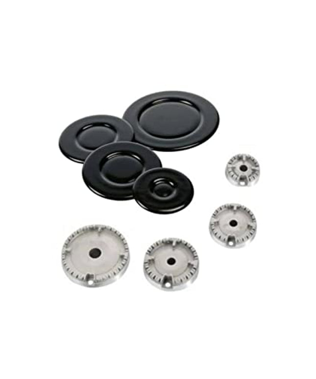 Burner Hat Set Cooker Oven Hob Cap Cover Flame Gas Crown Kitchen Accessories Quality Compatible For Many Ovens 8 Pcs stove knob